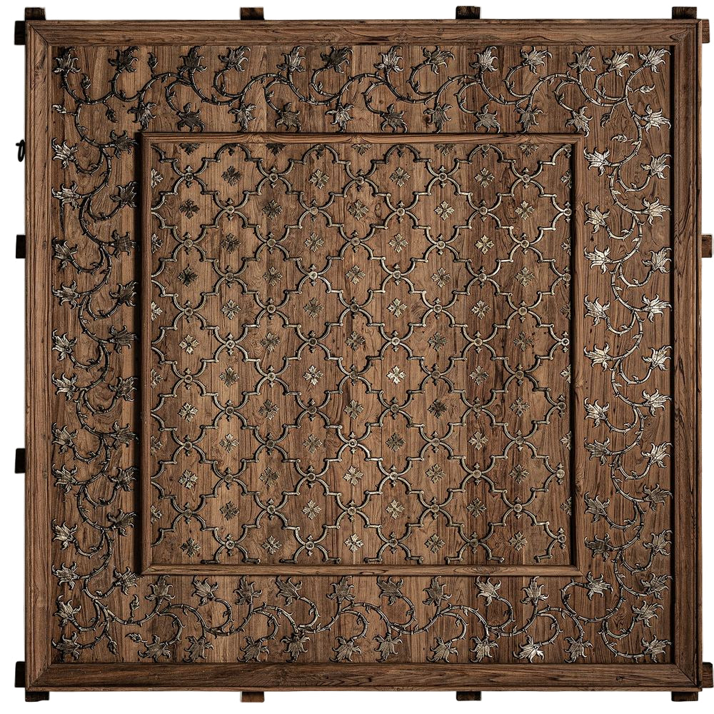 Decorazione parete in legno di pregio