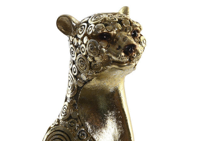 Figura leopardo dorato