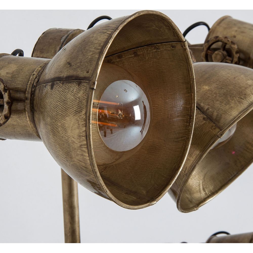 Piantana vintage industrial 6 luci