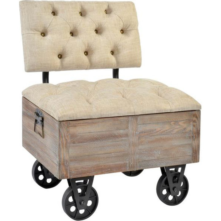 Sedile contenitore elegante per ingresso o salotto