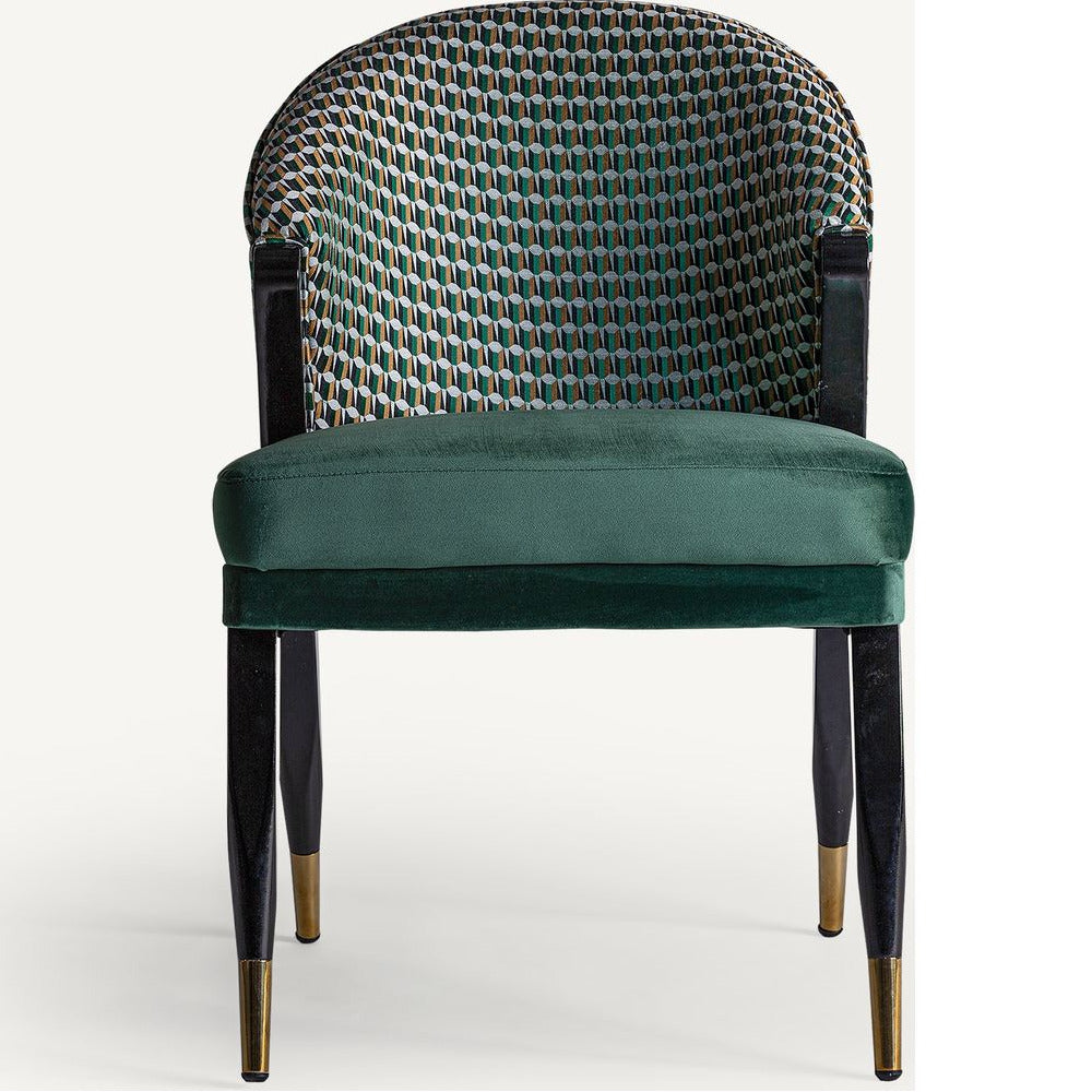 Sedia poltroncina glam decò