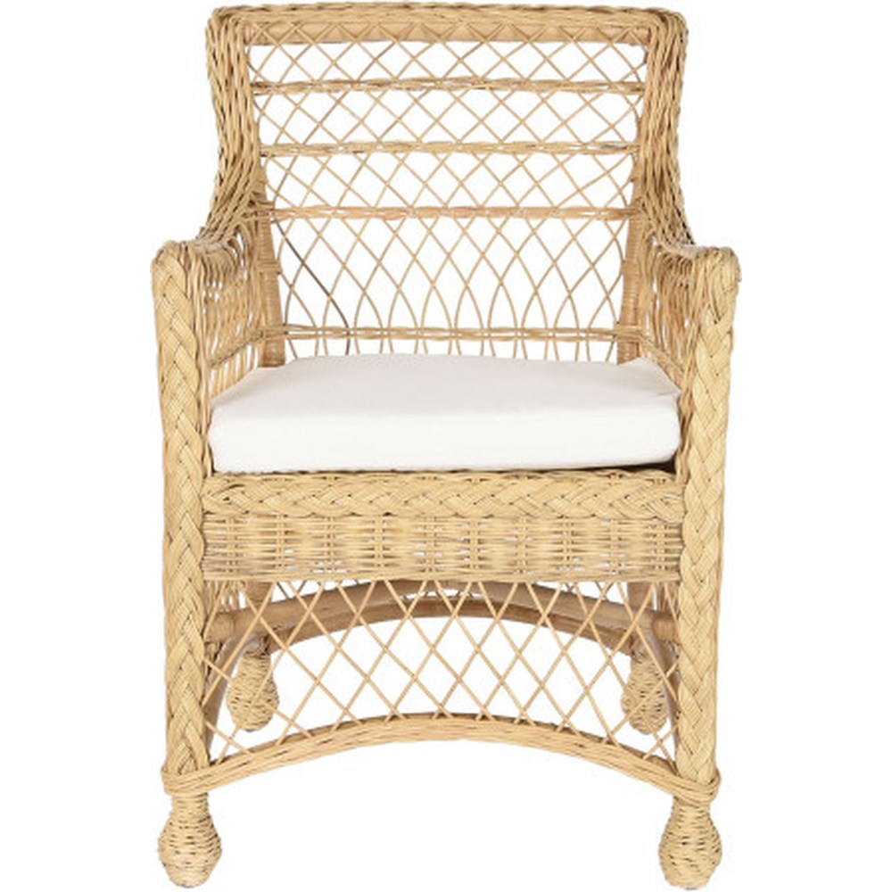 Poltrona in rattan elegante per salotto o veranda coperta