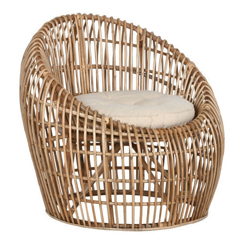 Poltrona uovo bar rattan bamboo lusso