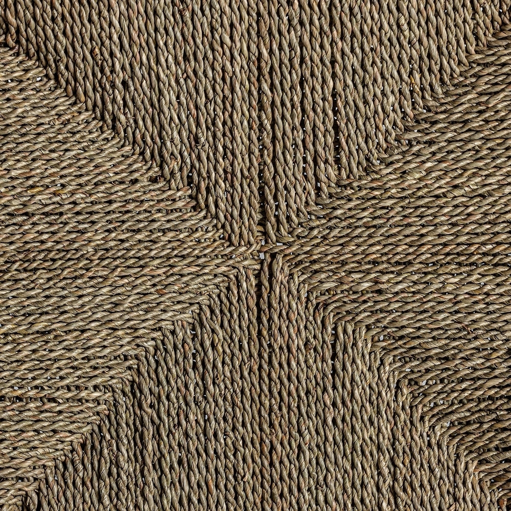 Poltrona coloniale teak e rattan