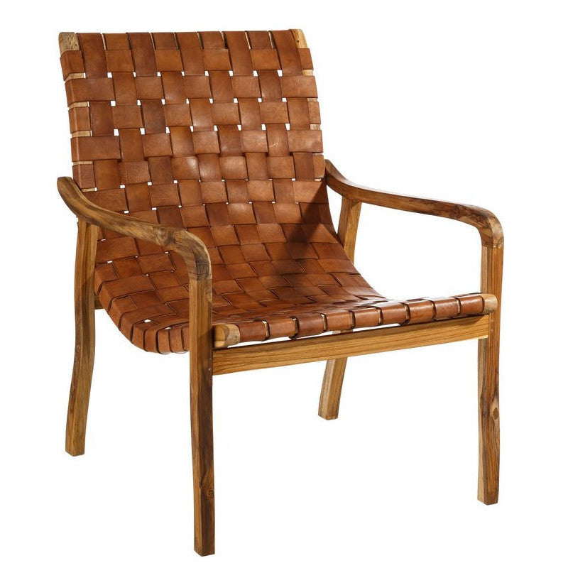 Poltrona etnica in teak