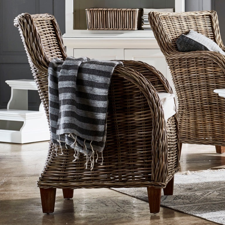 Poltrona rattan kubu etnica