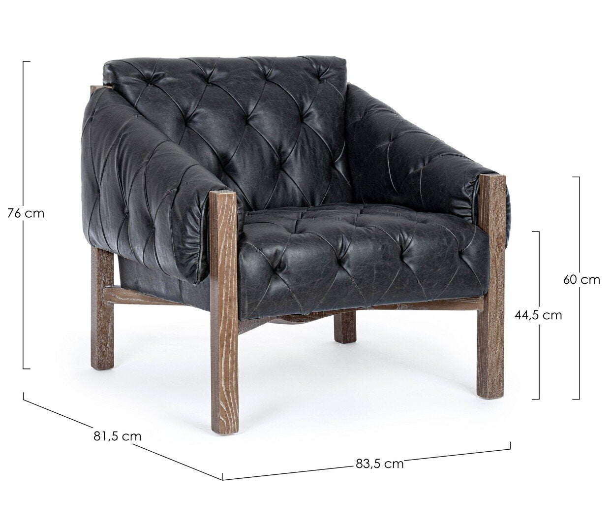 Poltrona industrial club chair