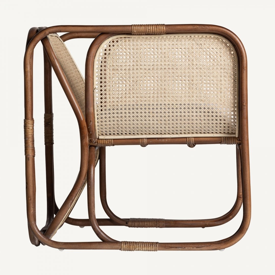 Poltrona paglia vienna coloniale