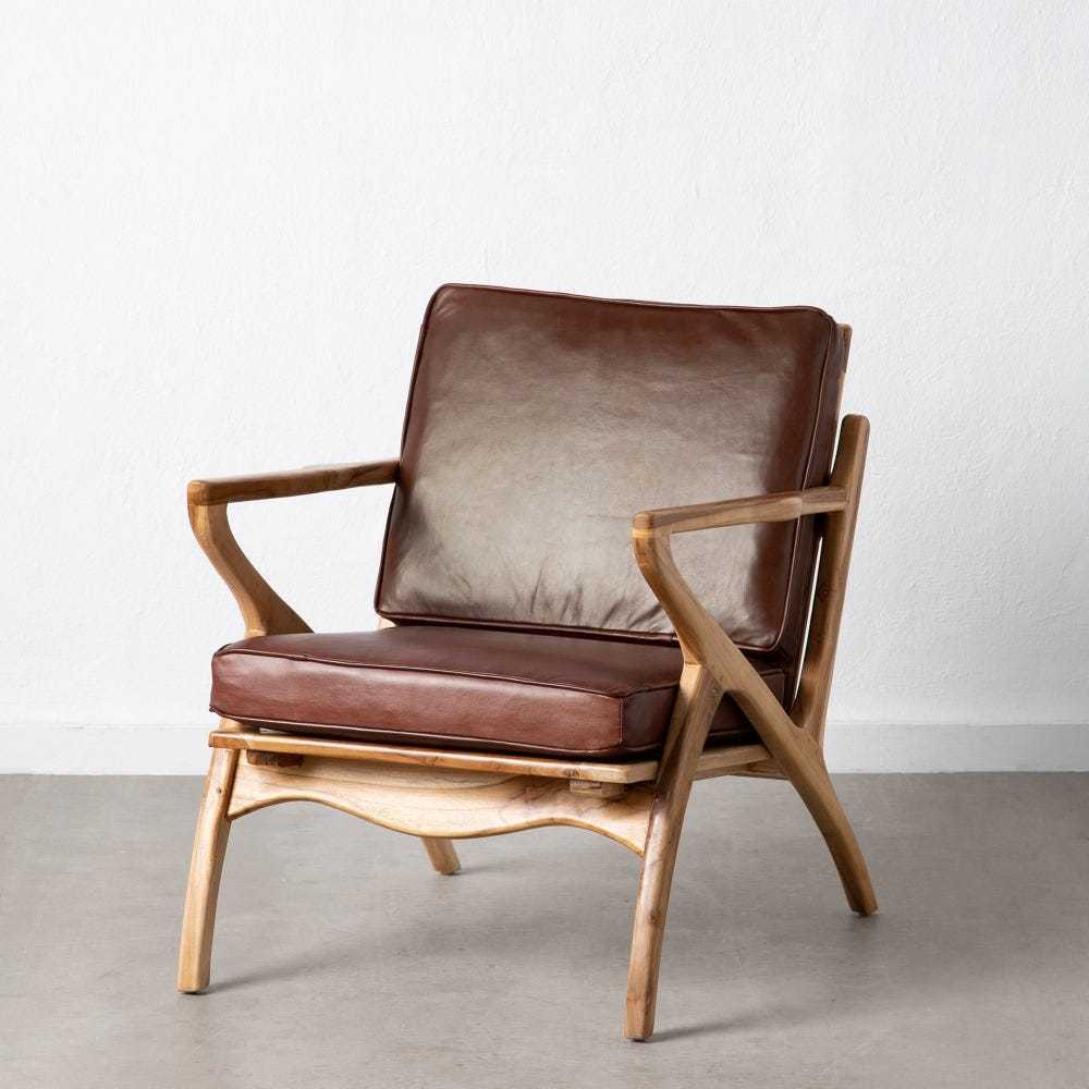 Poltrona vintage in pelle