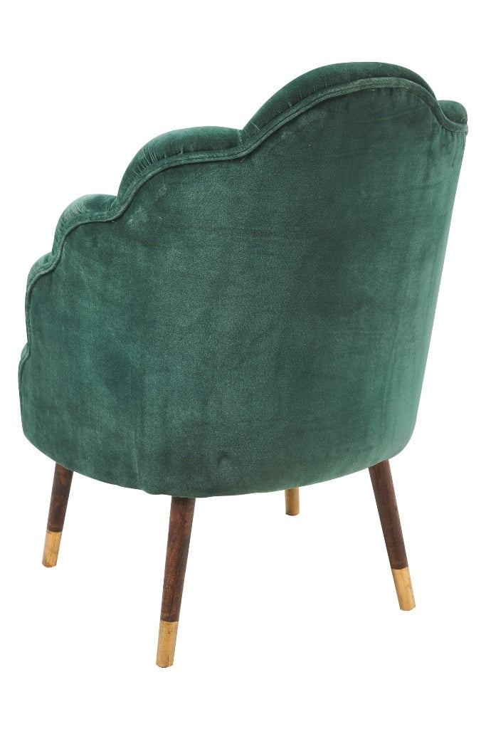 Poltroncina glam verde