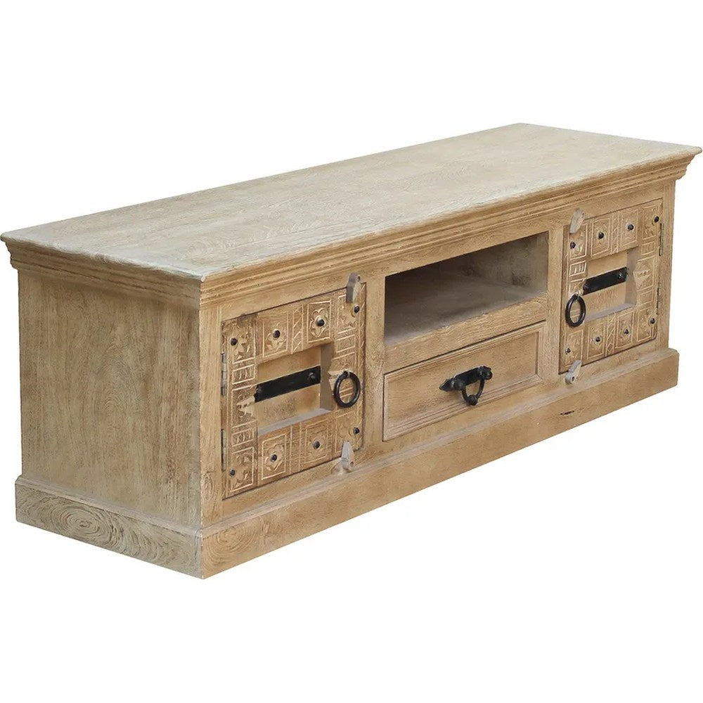 Mobile Porta TV Etnico Indiano in Legno