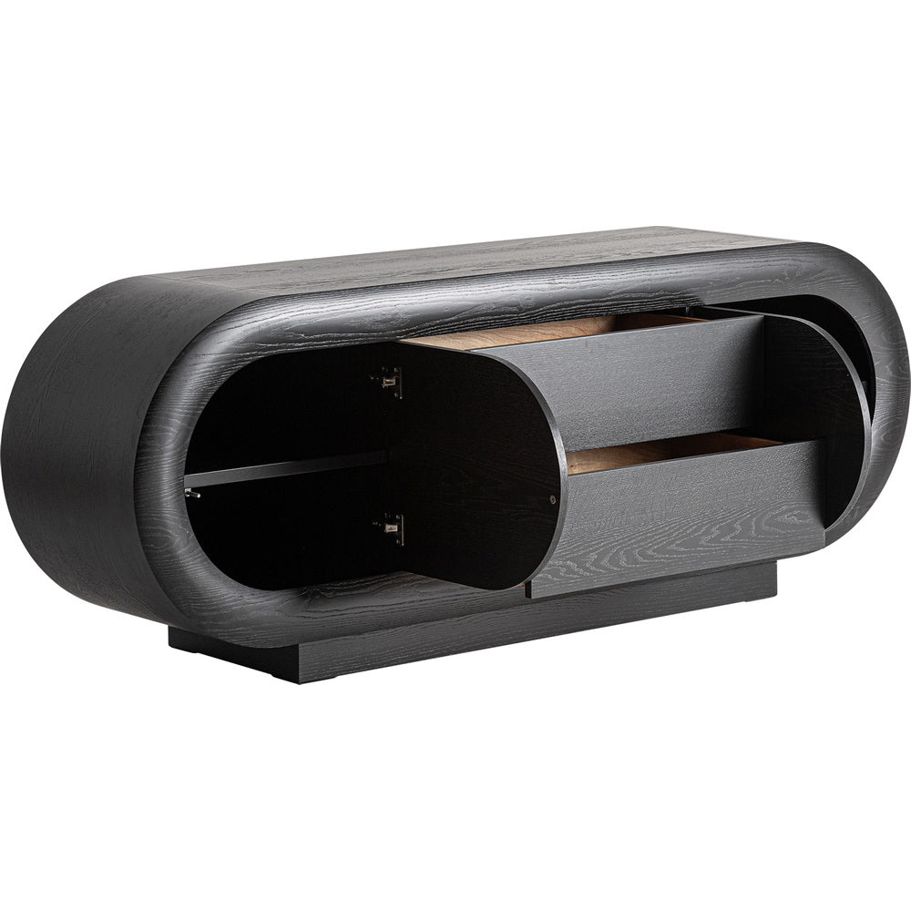 Mobile Porta TV Organic Luxury in Rovere Nero