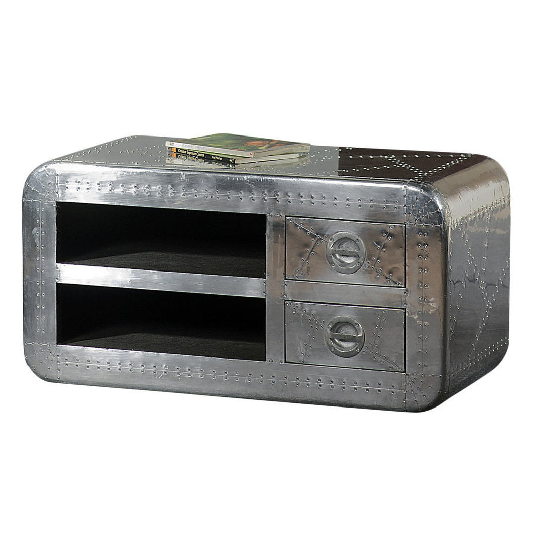 Porta tv vintage allumino