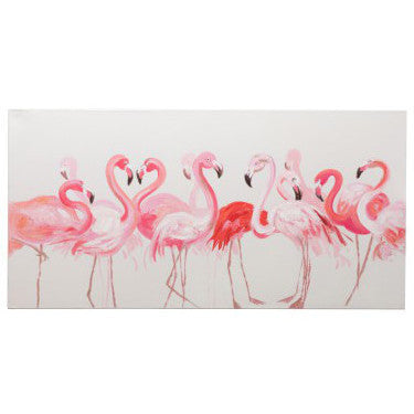 Quadro provenzale con fenicotteri