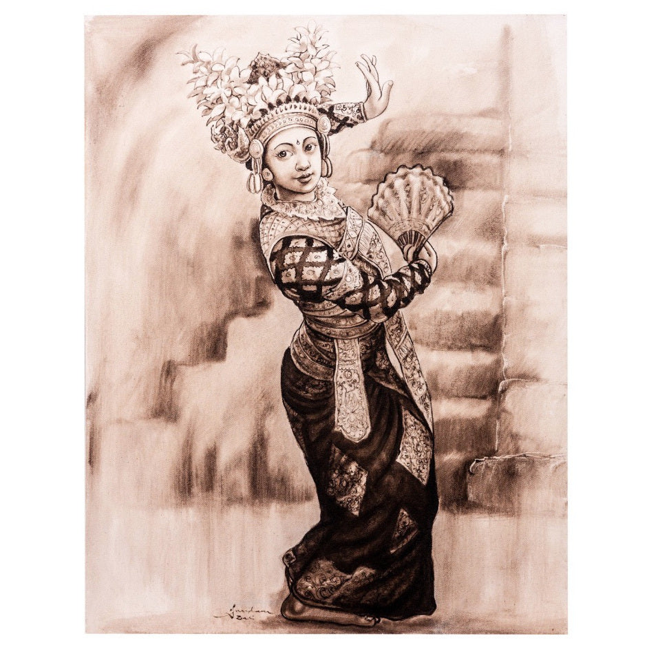 Quadro donna balinese orientale