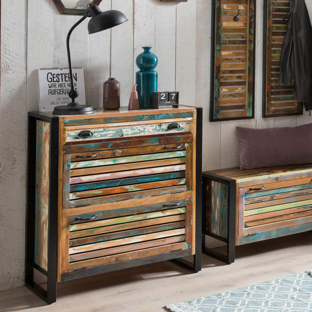 Scarpiera alta industrial color river