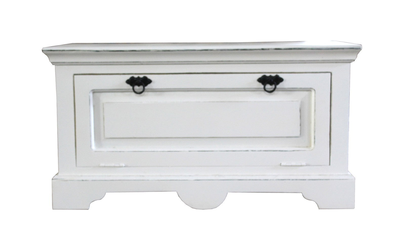 Scarpiera bianca shabby chic