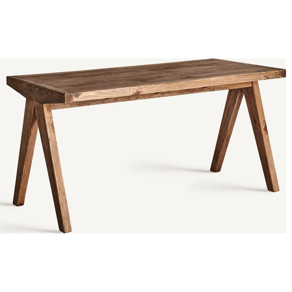 Scrivania rustica rettangolare