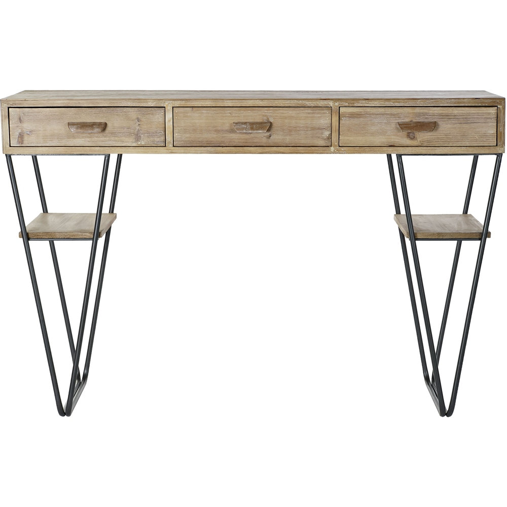 Consolle industrial chic per ingressi e soggiorni moderni