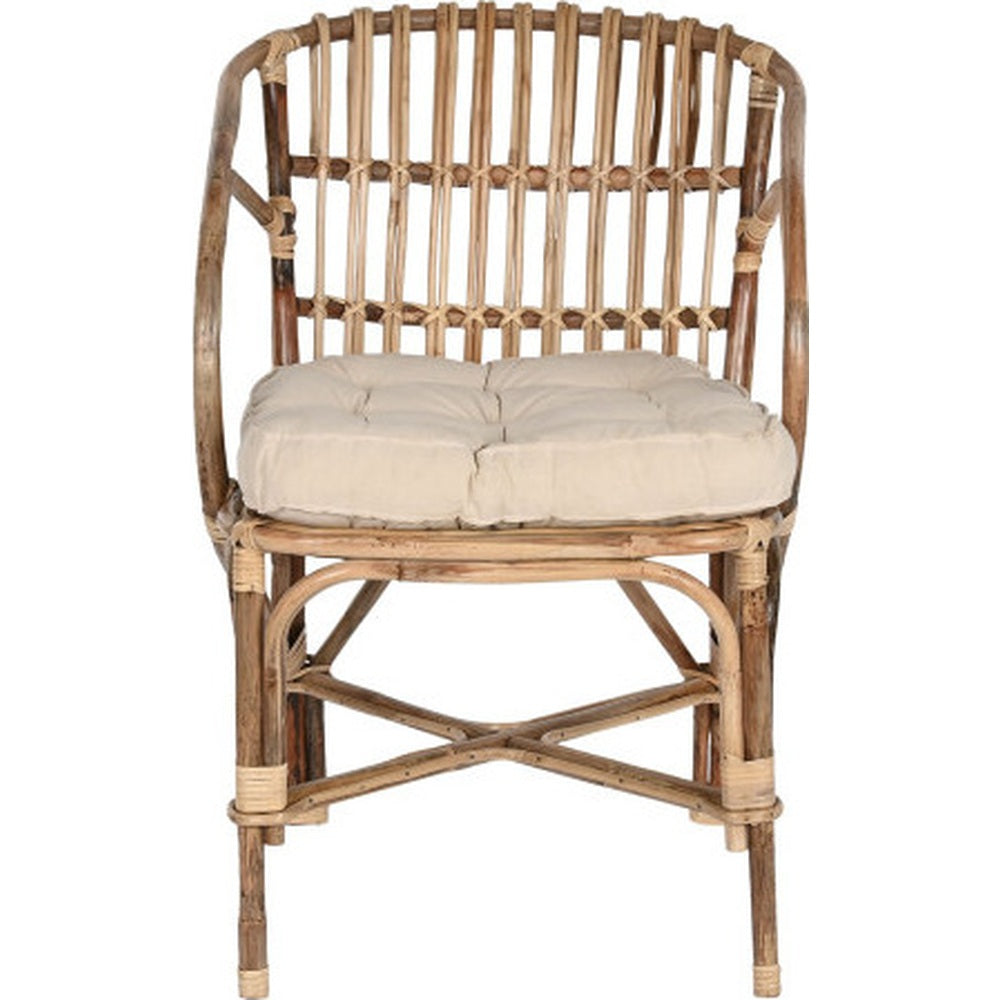 Sedia Bistrot rattan e bamboo