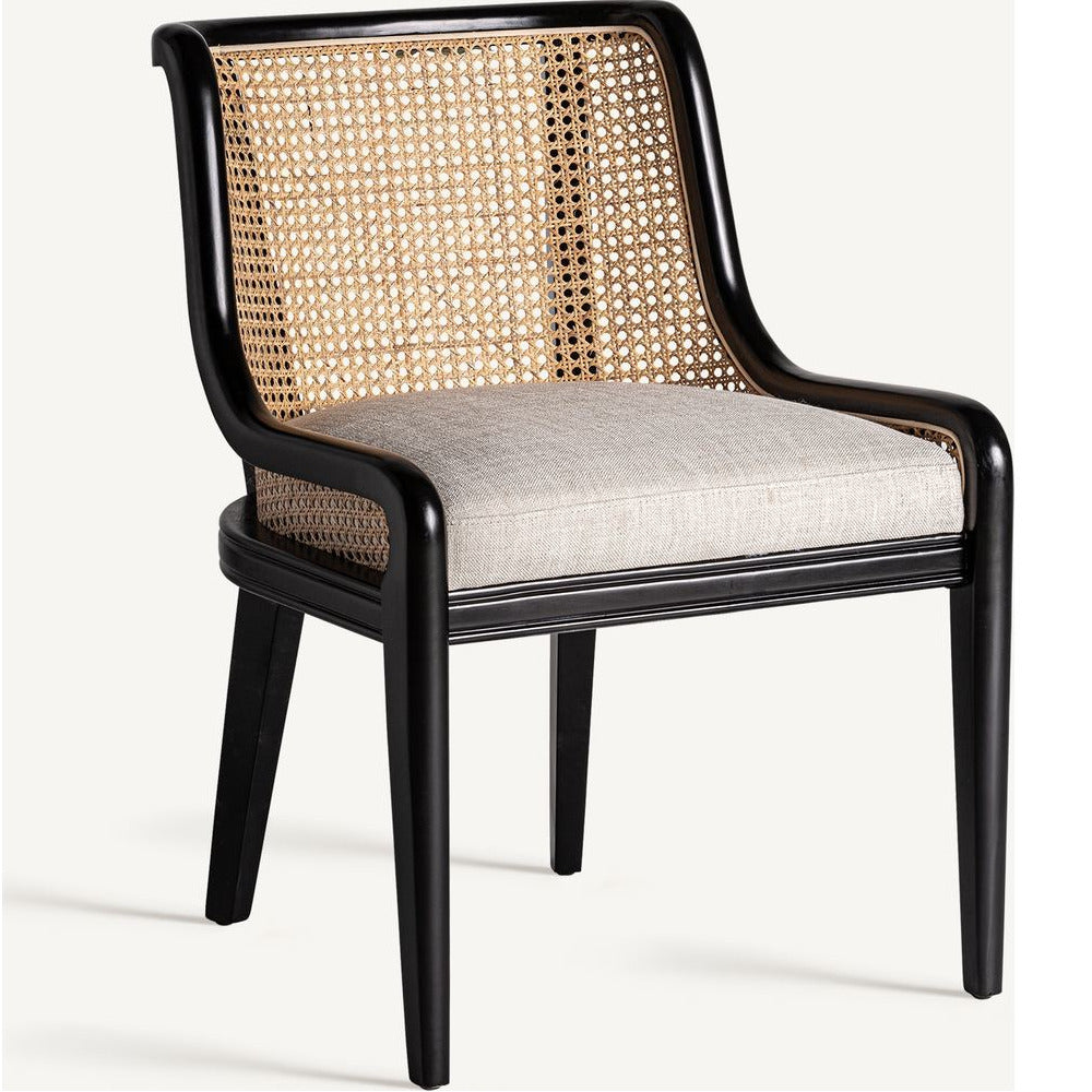 Sedia di design coloniale Crema