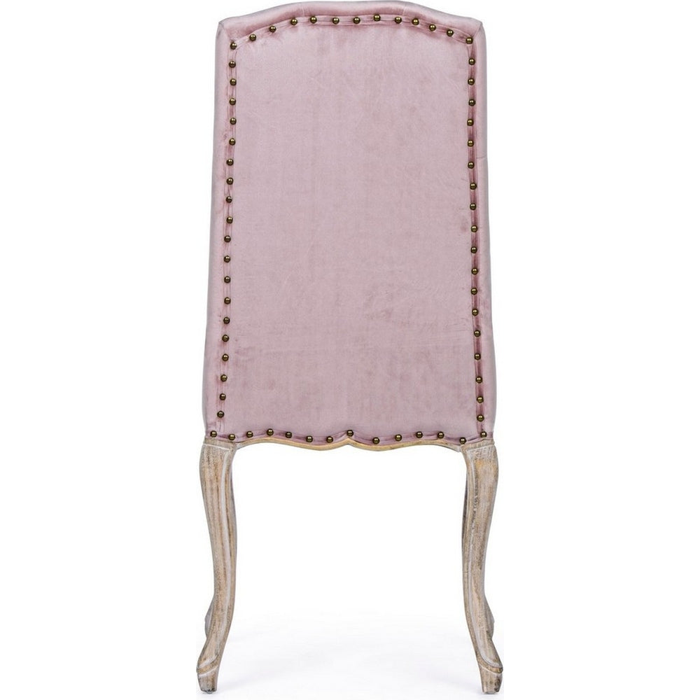 Sedia francese provenzale rosa antico