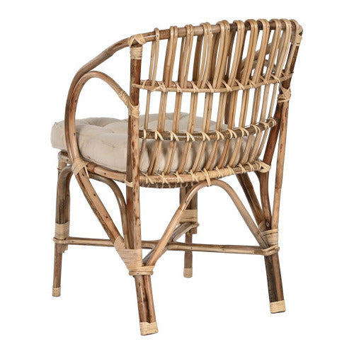 Sedia Bistrot rattan e bamboo