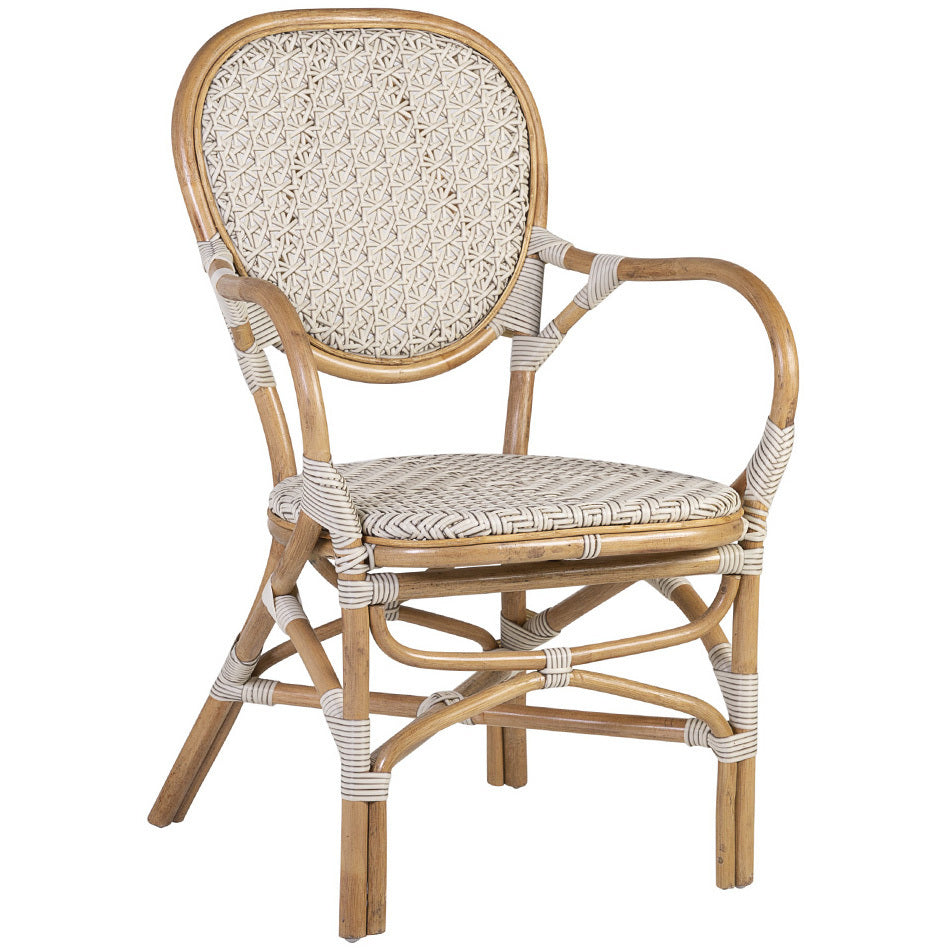 Poltroncina francese Bistrot rattan