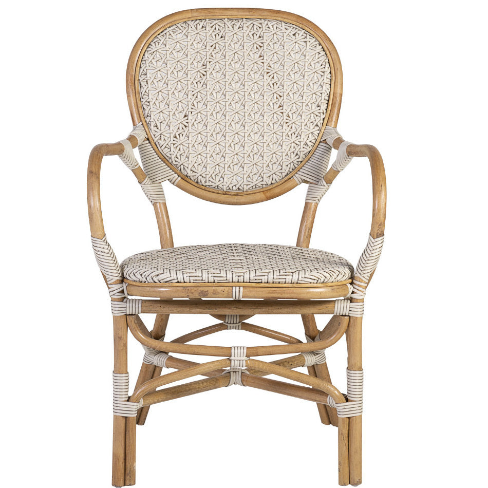 Poltroncina francese Bistrot rattan
