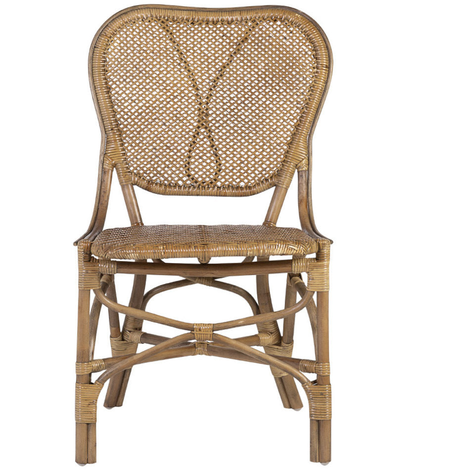 Sedia Bistrò rattan naturale