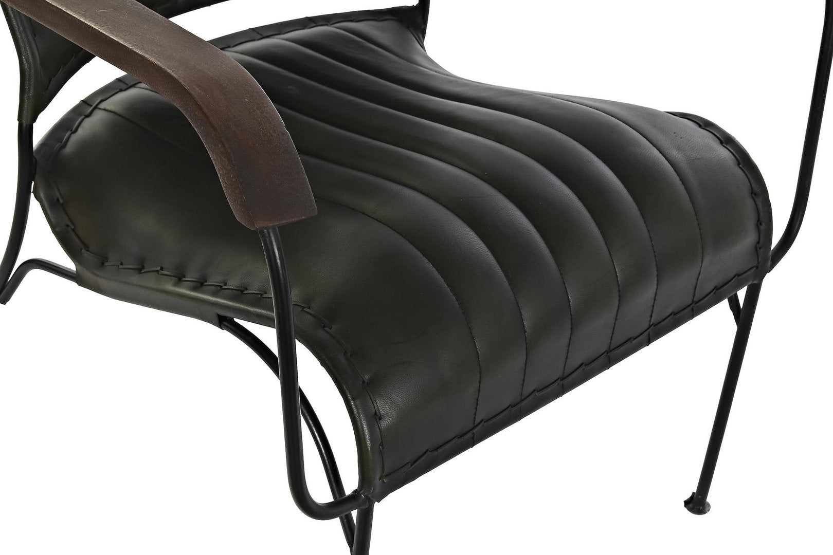 Sedia industrial con braccioli