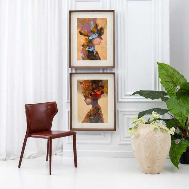 Sedia vintage design in pelle