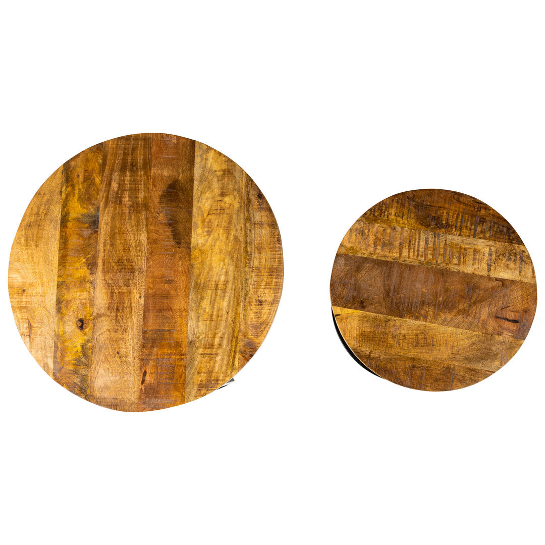 Tavolini industrial rotondi