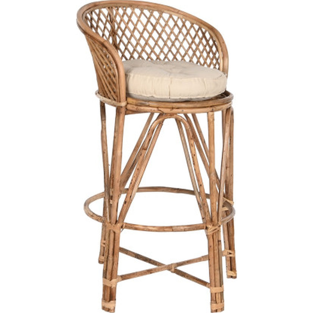 Seduta bistrot con cuscino per ambienti interni ed esterni