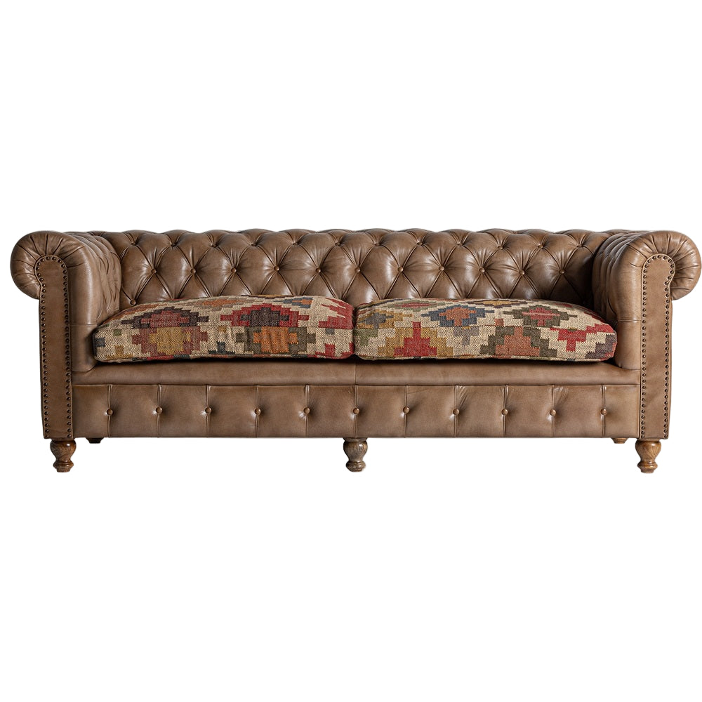 Divano 3 posti elegante in stile vintage chic