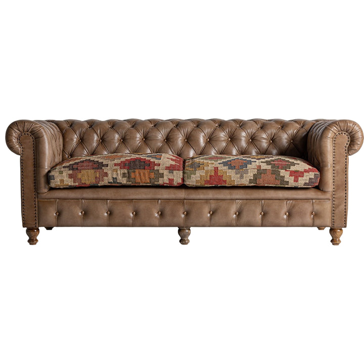 Divano 3 posti elegante in stile vintage chic