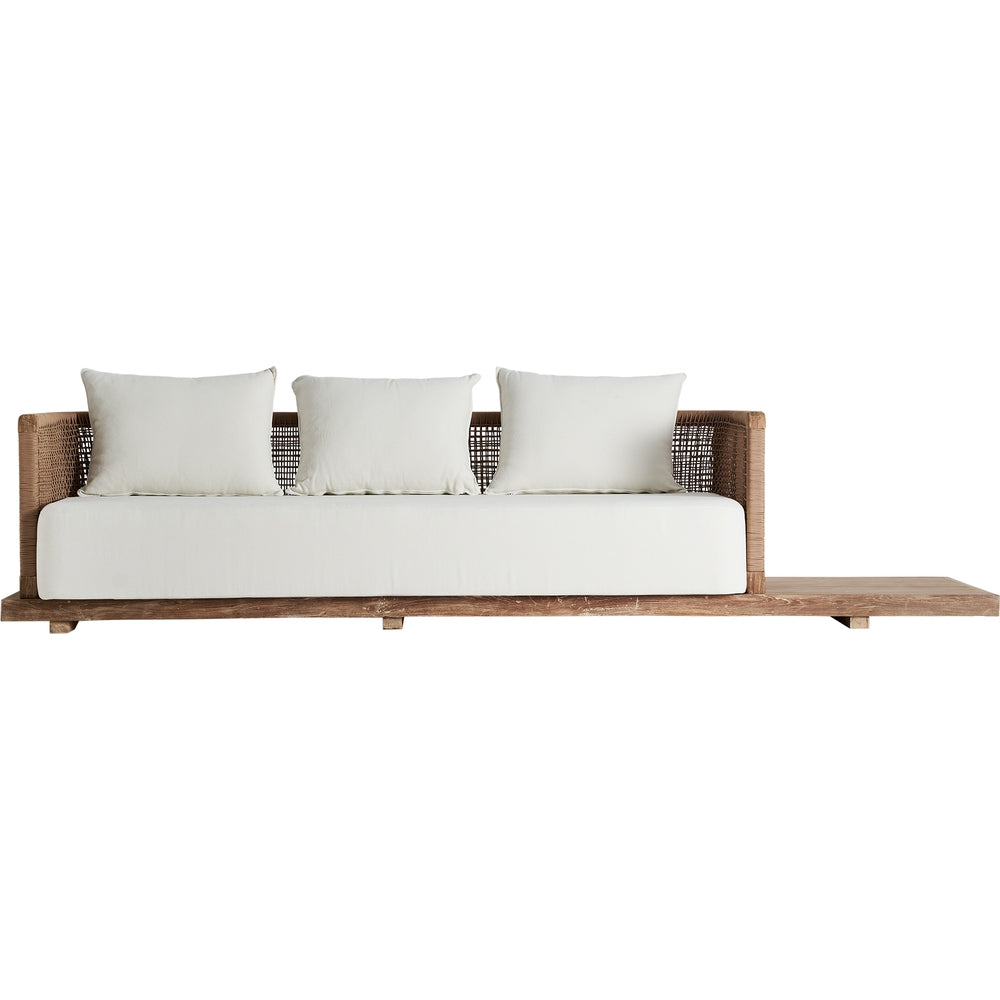 Divano outdoor teak corda naturale design  – lusso Riva