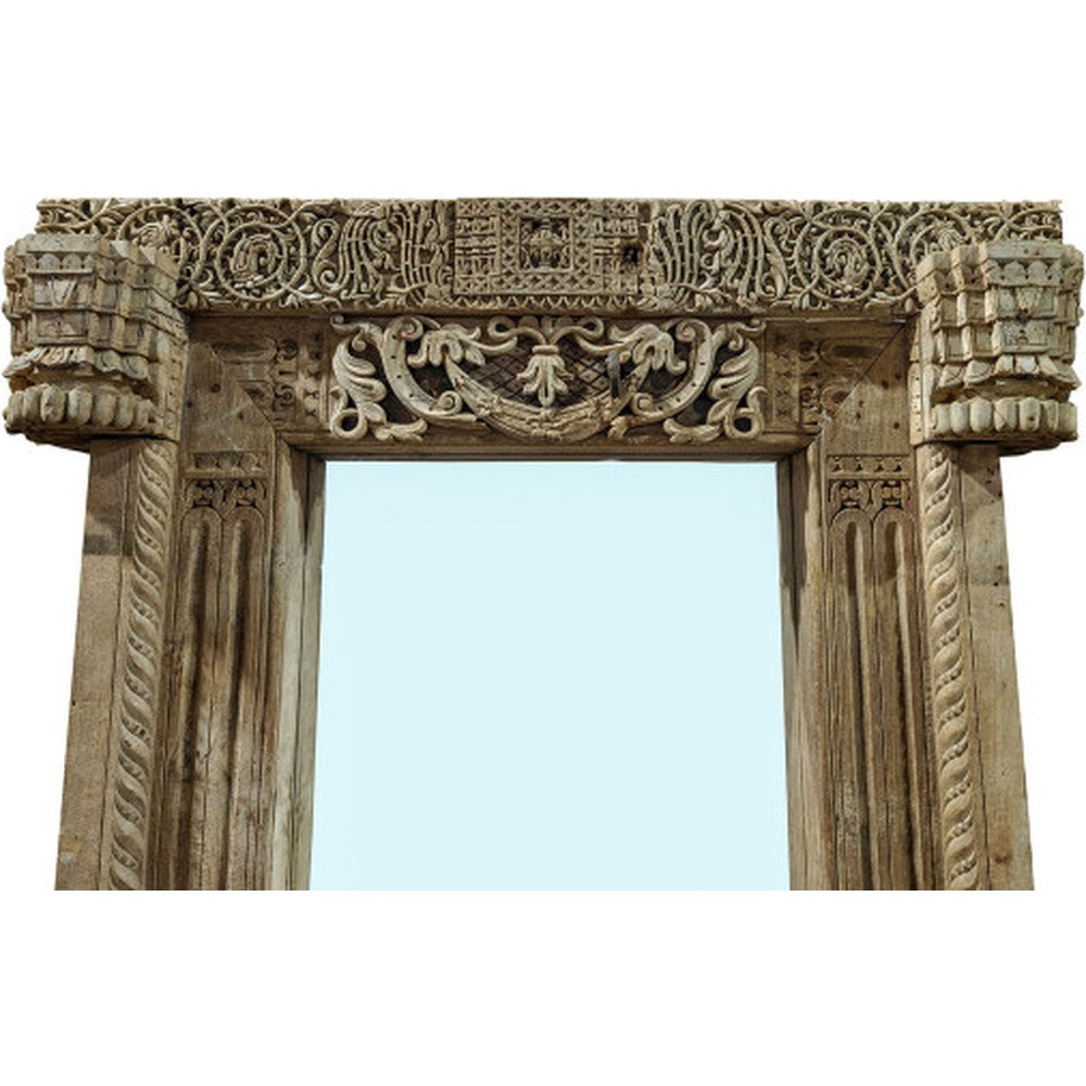 Specchio rettangolare etnico chic