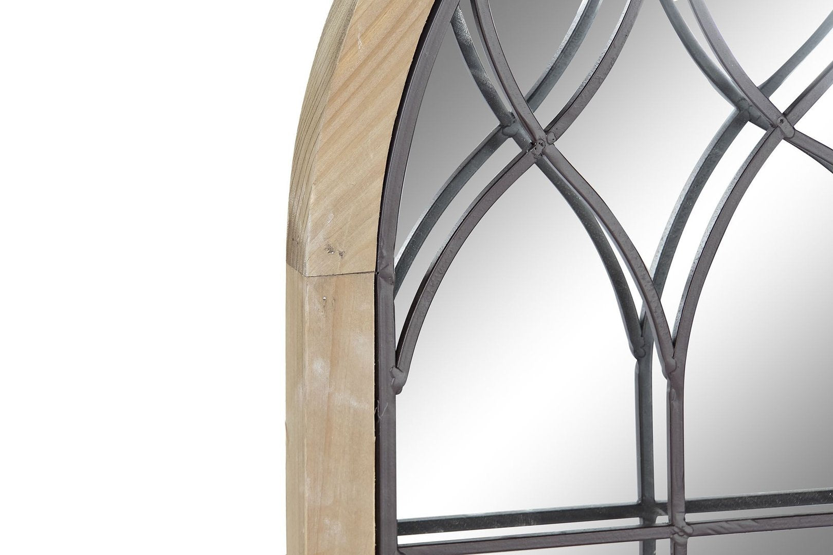 Specchio vintage legno metallo