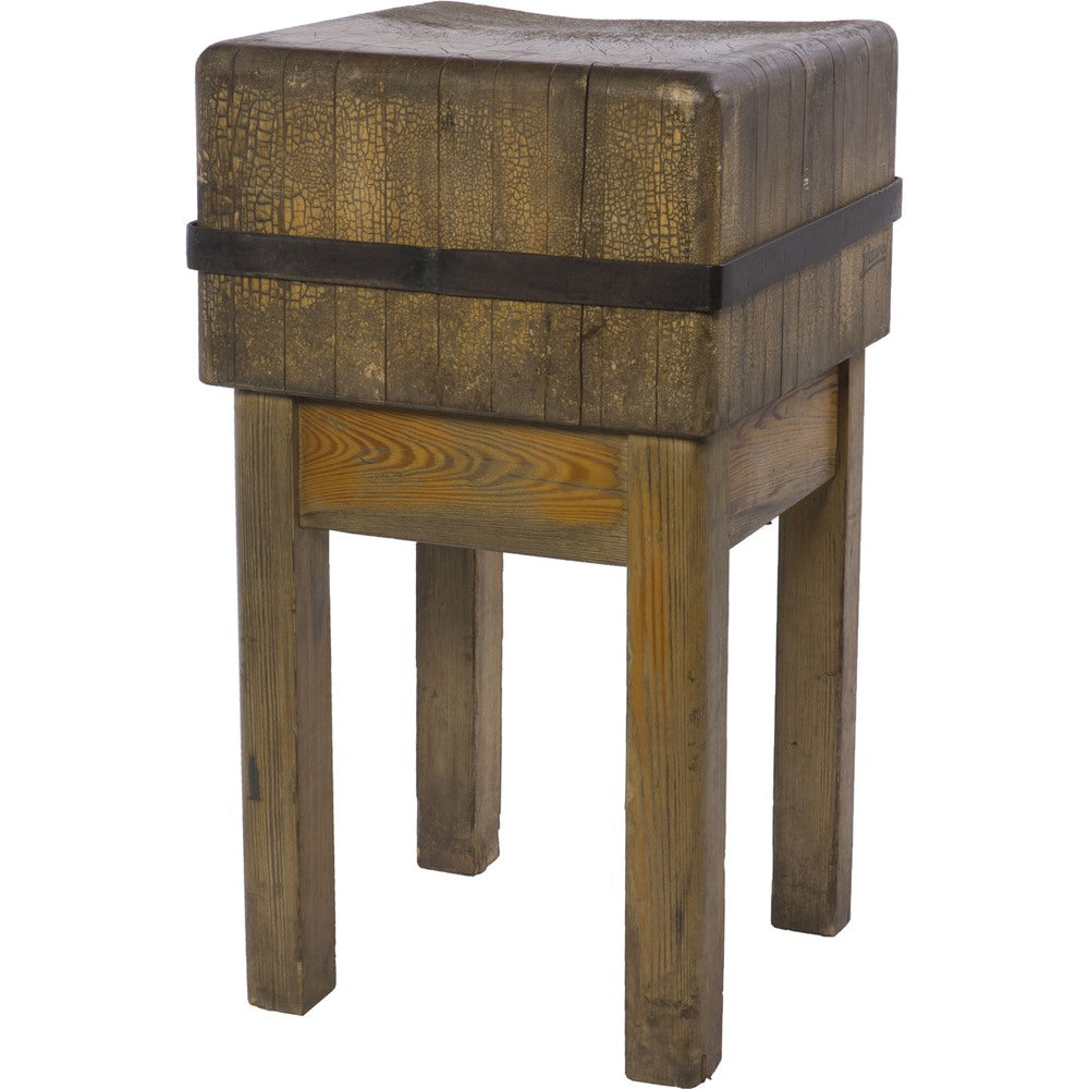 Tagliere da macello originale in teak riciclato