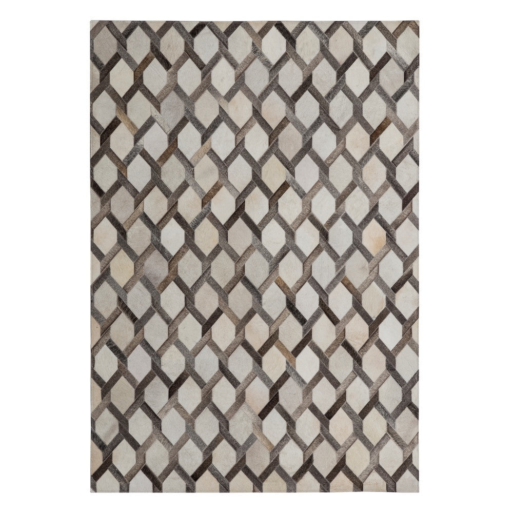 Tappeto etnico in pelle