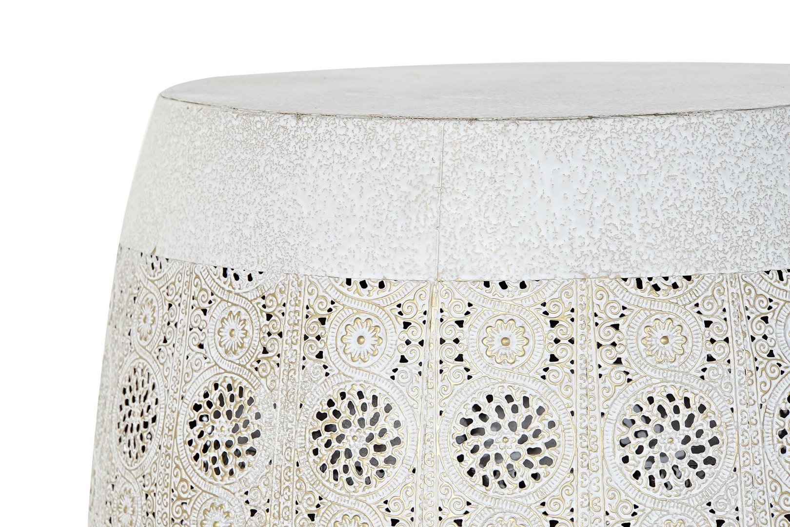 Tavolini orientali bianchi Set 2pz