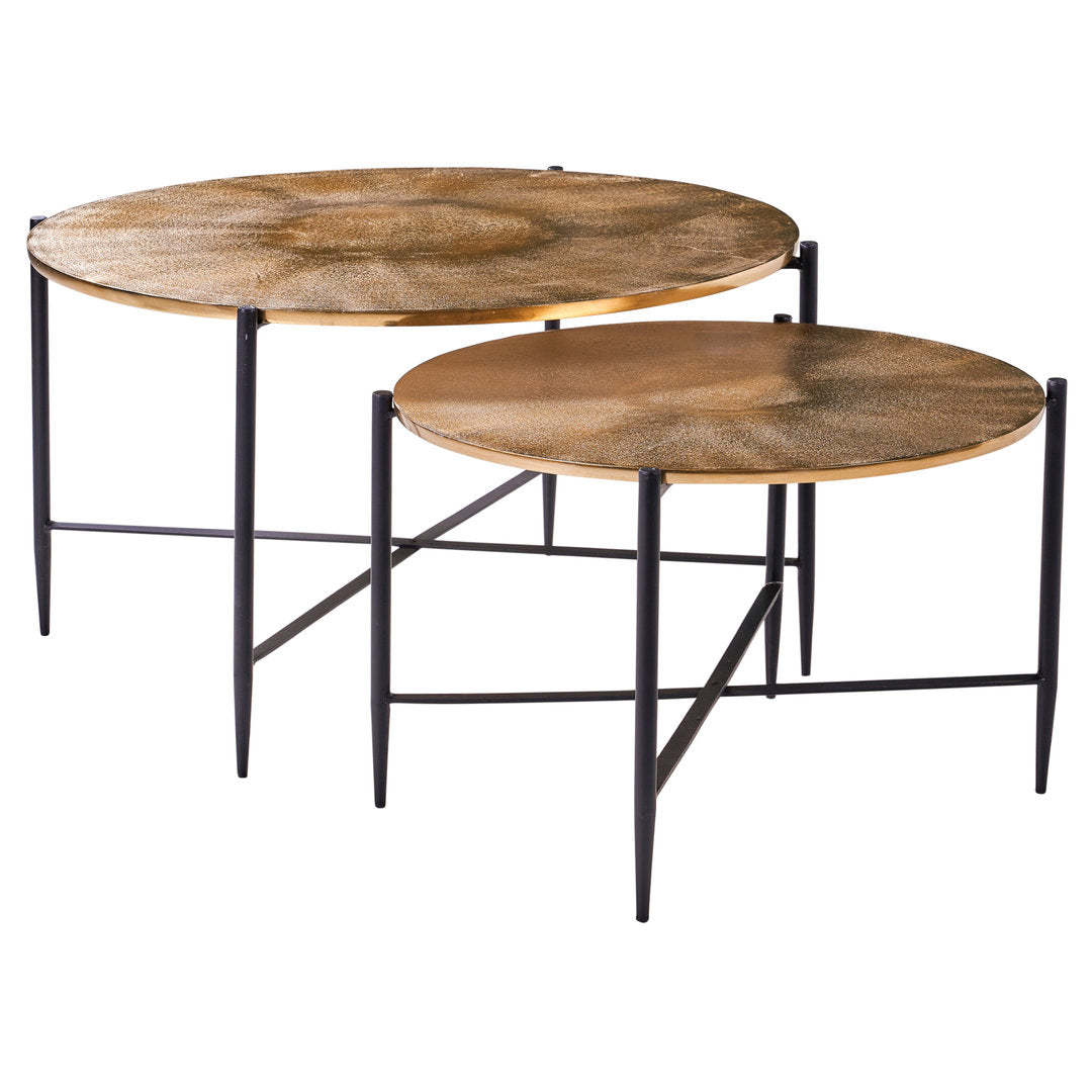 Set 2 tavolini salotto chic