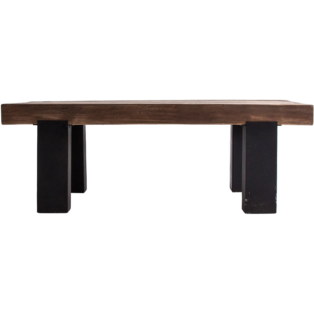 Tavolo industrial chic rettangolare per salotto moderno