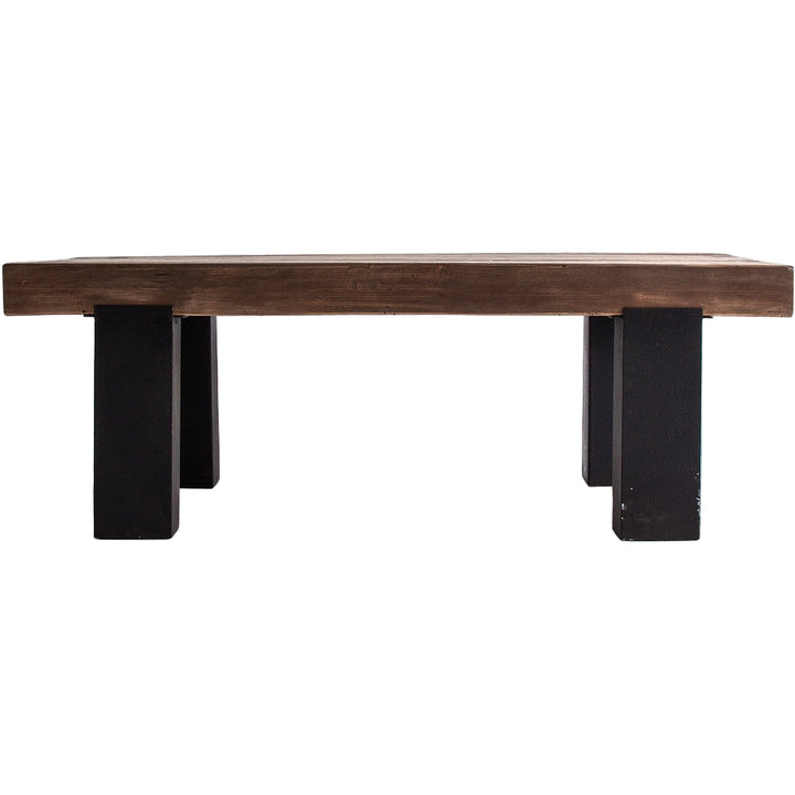 Tavolo industrial chic rettangolare per salotto moderno