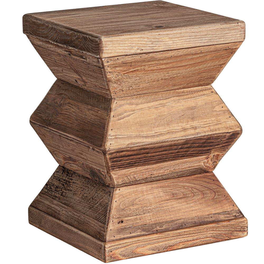 Tavolino etnico chic per salotto naturale