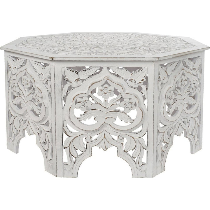 Tavolino etnico chic per salotto elegante