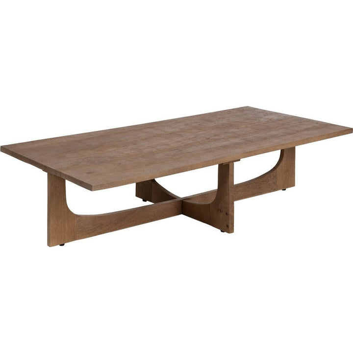 Tavolino etnico in legno di mango finitura noce