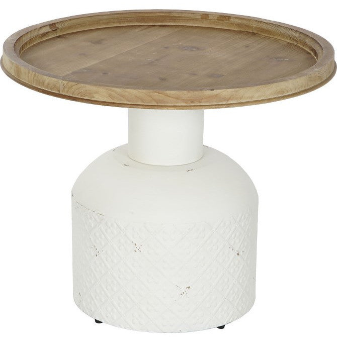 Tavolino rotondo boho chic