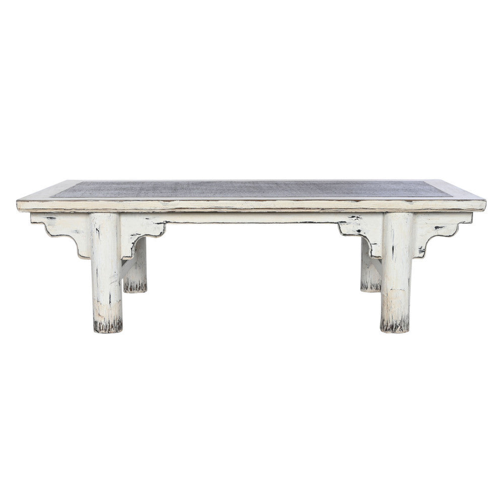 Tavolino orientale bianco antico